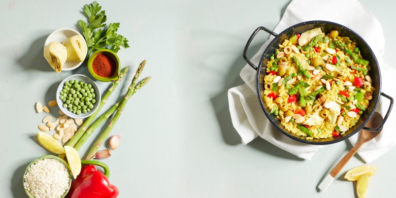 Veggie paella 