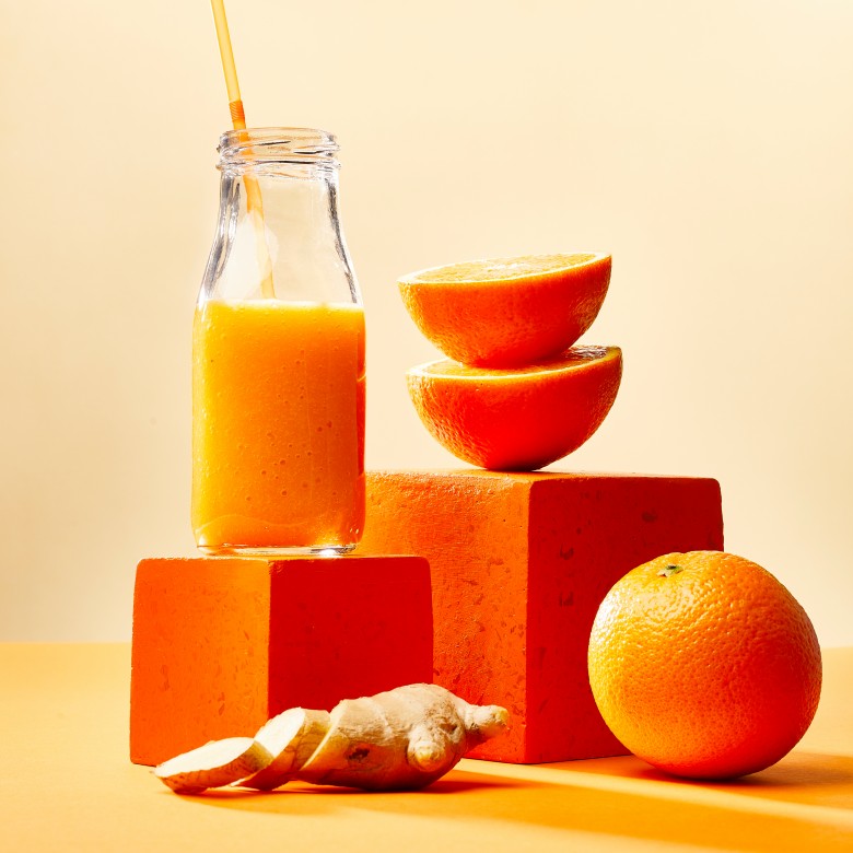 Oranje energy-smoothie