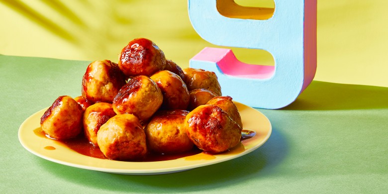 Chinese kung pao-kipballetjes 