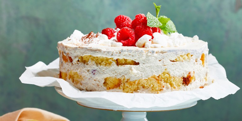 Frambozen-tiramisu-taart