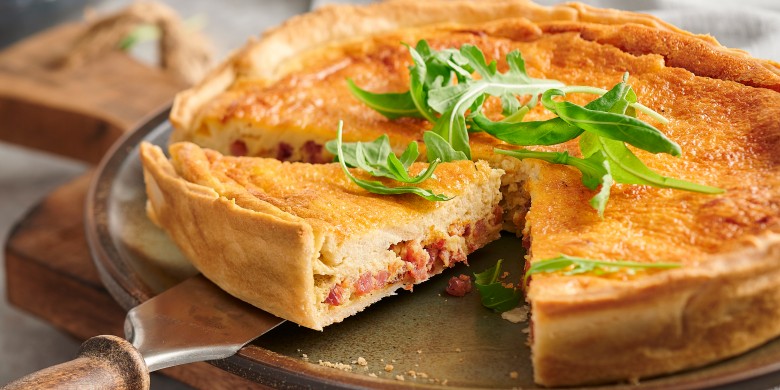Quiche Lorraine met sjalot