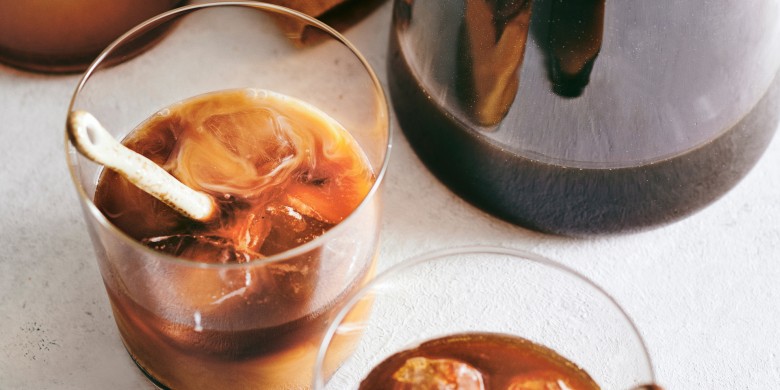 Cold brew vanilla almond coffee