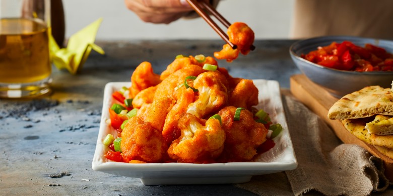 Indiase gefrituurde bloemkool