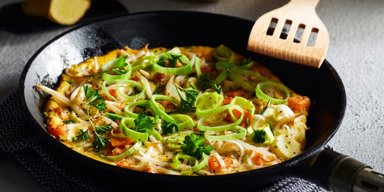 Oosterse pompoenomelet