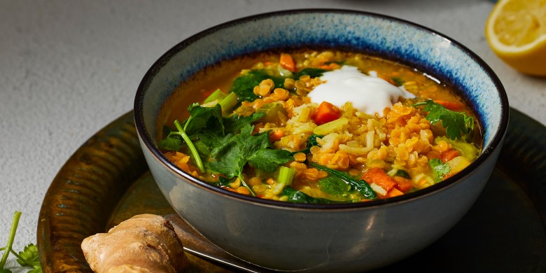 Indiase mulligatawny soep 