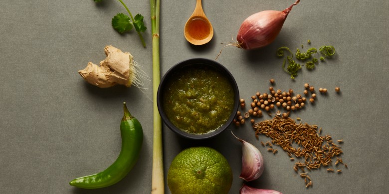 Groene Thaise currypasta 