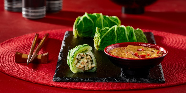 Chinese-koolpakketjes met visgehakt 