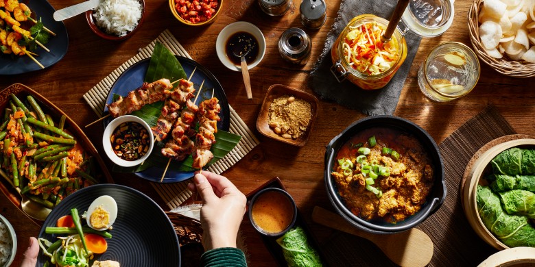 Sajoer boontjes met kokos 