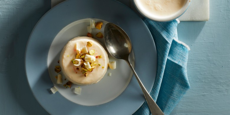 Grapefruitpudding met pistache 