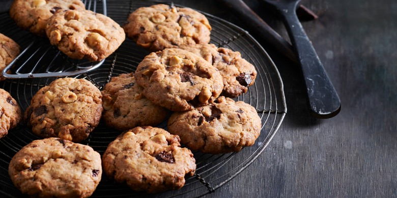 Chocolate chip cookies met hazelnoot 