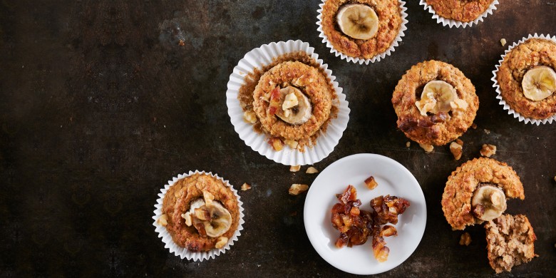 Dadel-banaanmuffins 