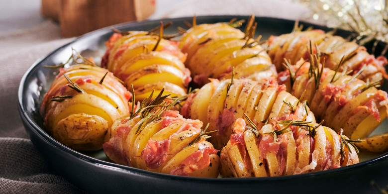 Hasselback aardappelen