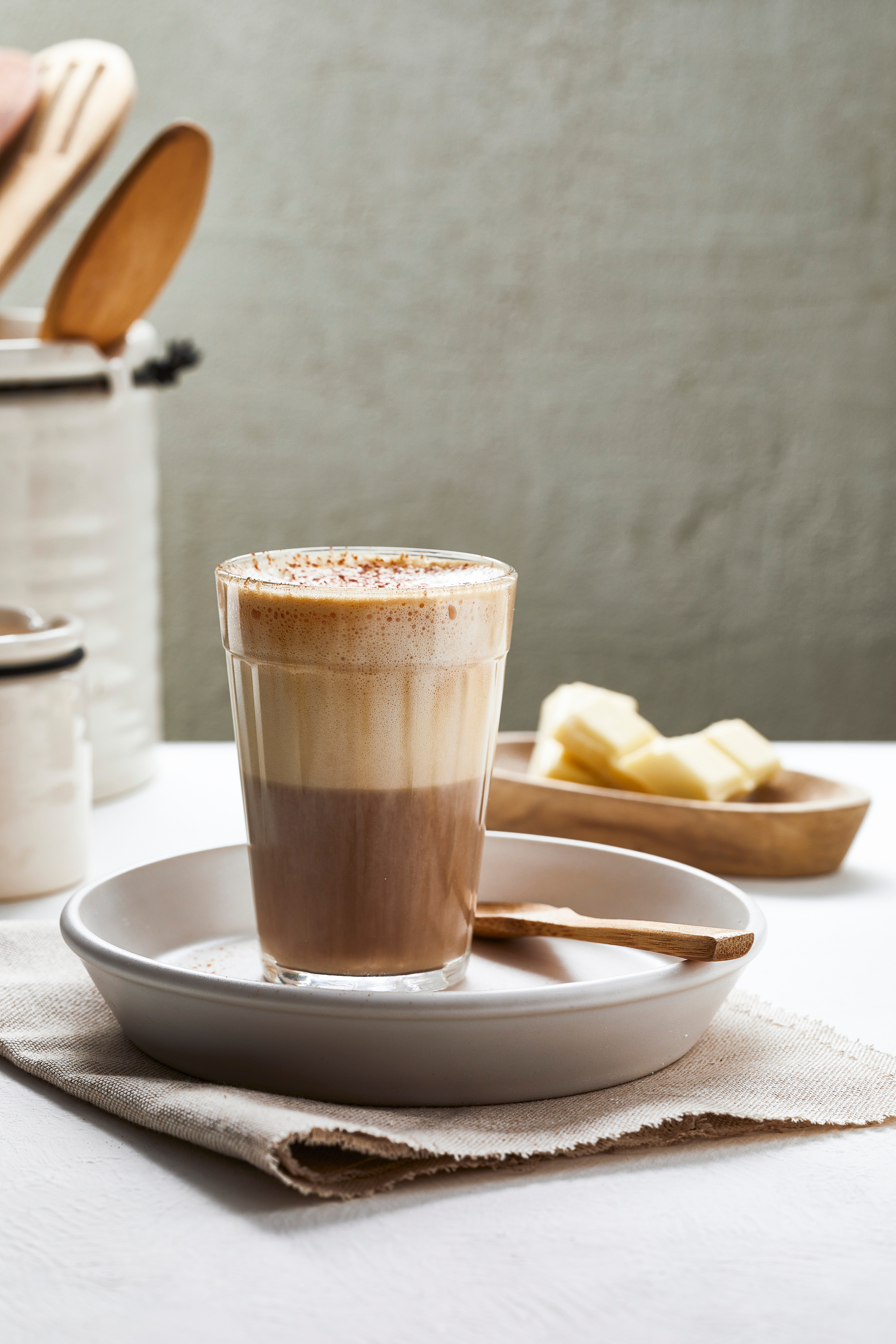 Verwenkoffie met soja-choco