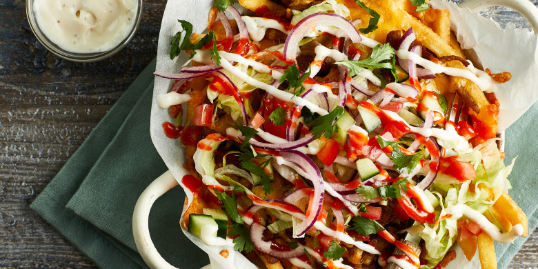 Frietje vega kapsalon  