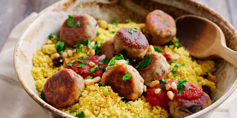 Caponata-balletjes met couscous