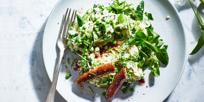 Lentestamppot met chipolata 