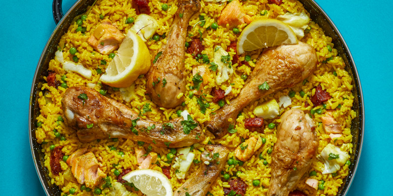 Luxe paella Valenciana 