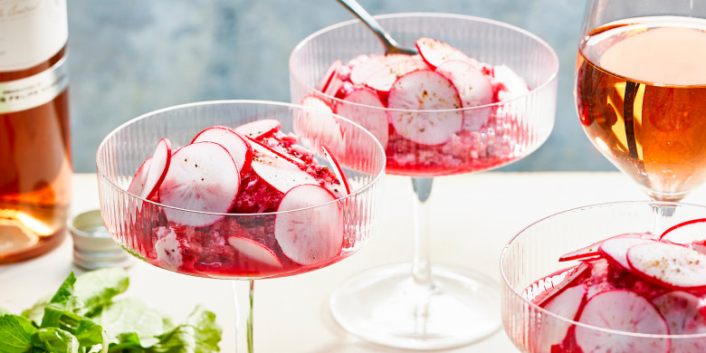 Bietjescocktail met radijs 