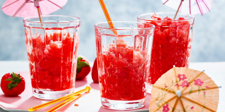 Rosé-aardbeiengranita	