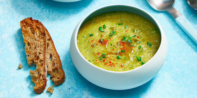 Meloen-gazpacho
