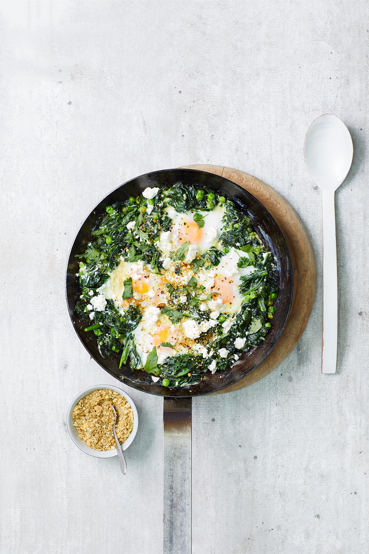 Groene shakshuka