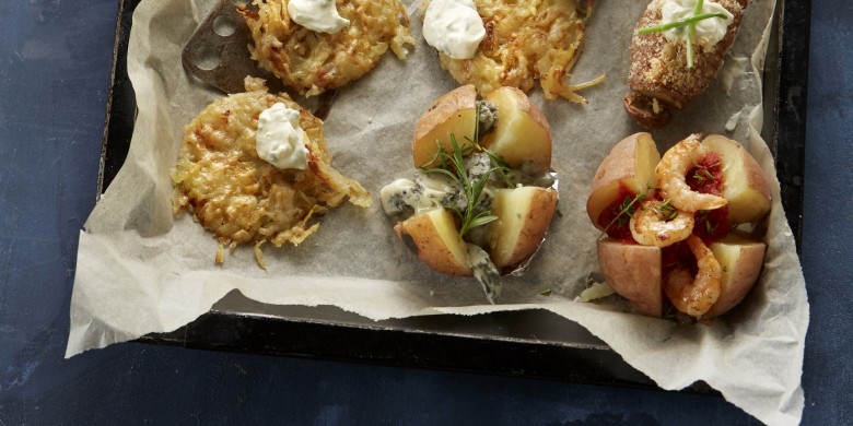 ‘Hasselback’ aardappels