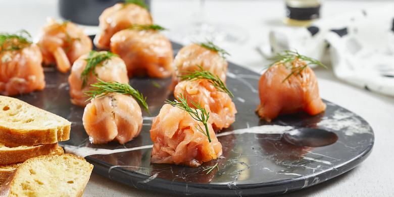 Zalm-makreelbonbon