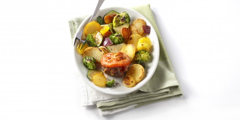 Hollandse wok met gehaktmuffins