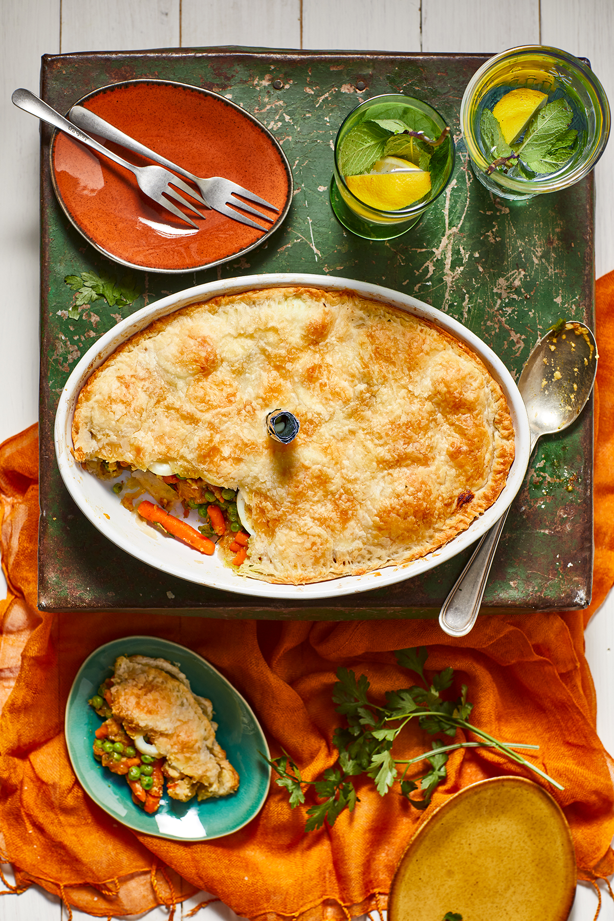 Surinaamse pastei met varkensvlees