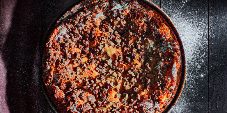 Chocoladetaart met vanille-kwarkvulling