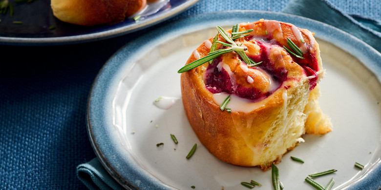 Cranberrybroodjes met rozemarijn