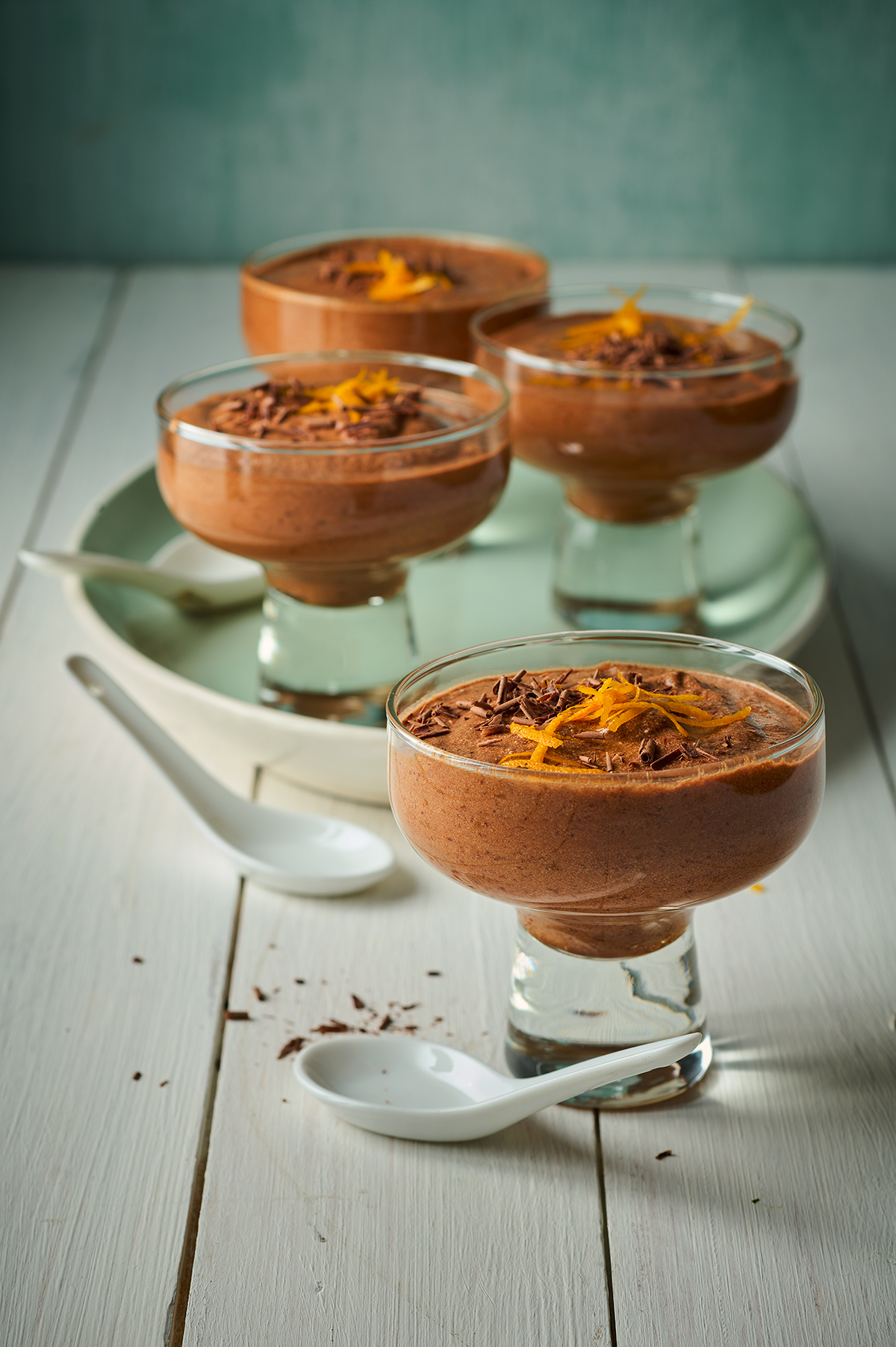 Chocolademousse met koffiekaramel