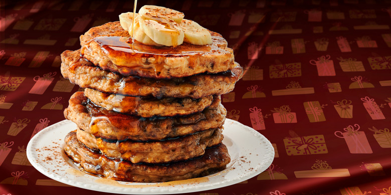 Speculaas-banaan pancakes