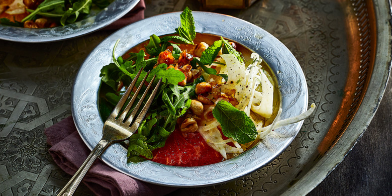 Citrussalade met honing