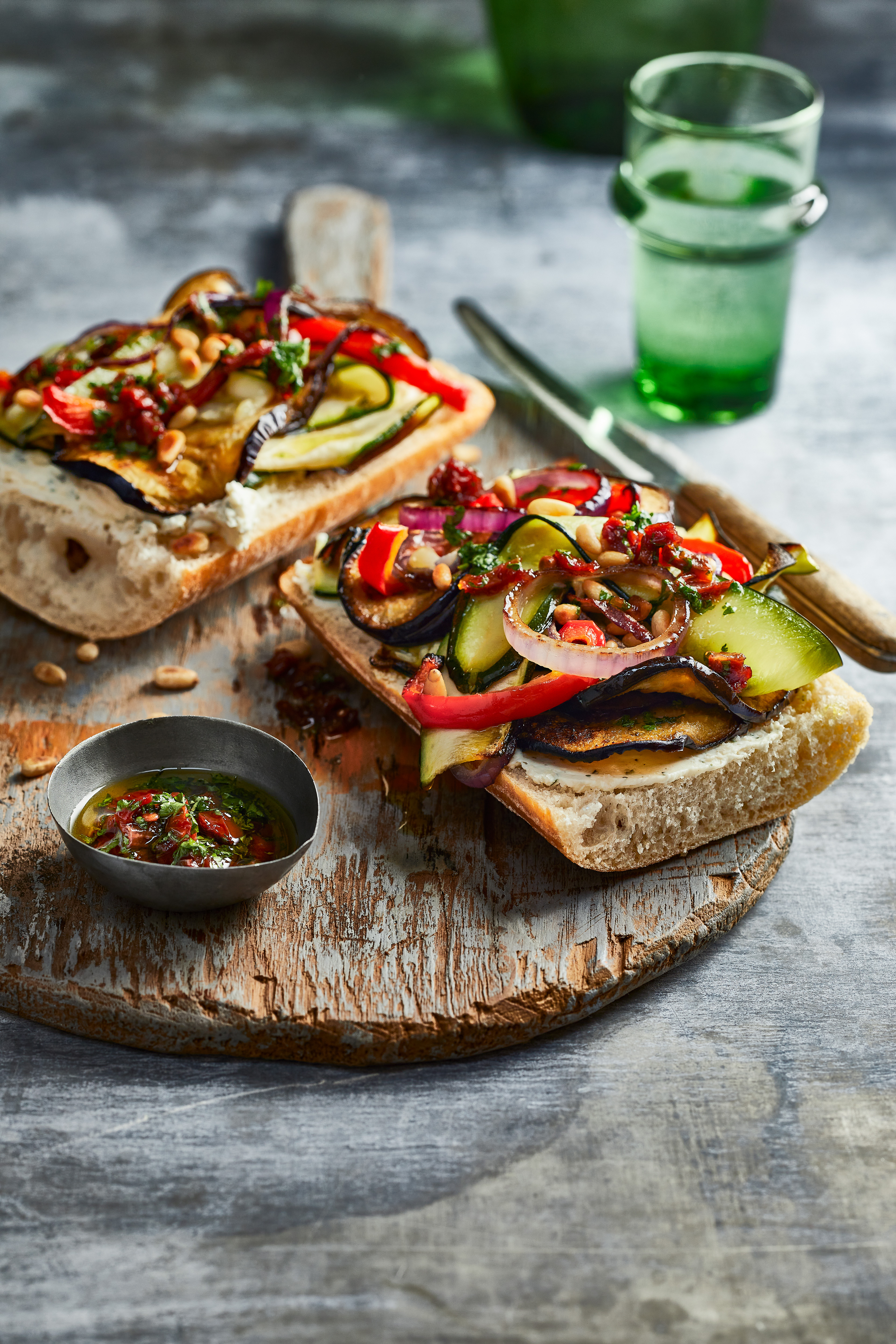 Ciabatta antipasti