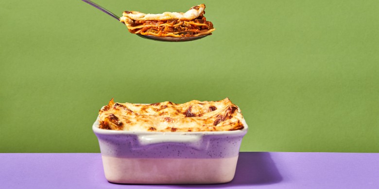 Comfort food lasagne