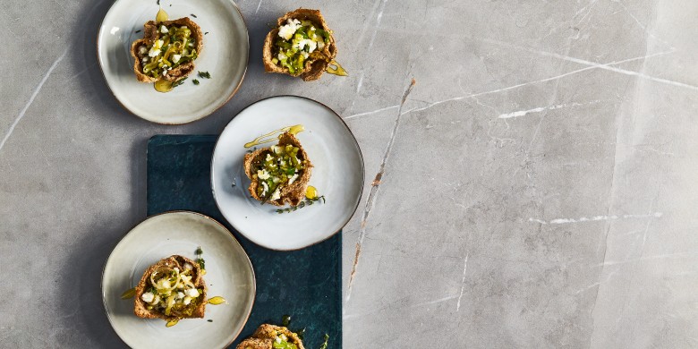 Preitaartje met feta