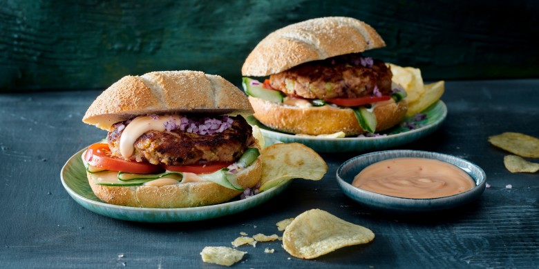 Tonijnburger met chilimayo