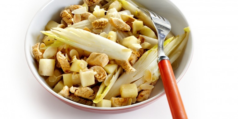 Kalkoen uit de wok met witlof