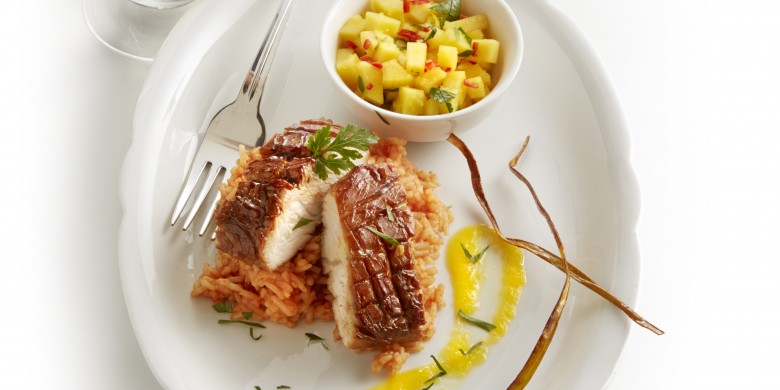 Kalkoenfilet met mango