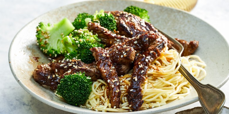 Biefreepjes teriyaki