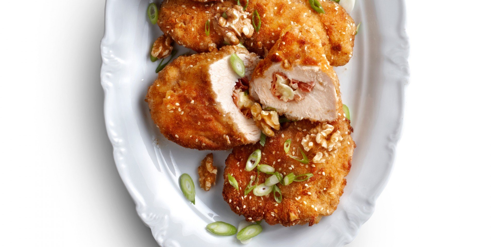 Kalkoenfilet met sesam en noten