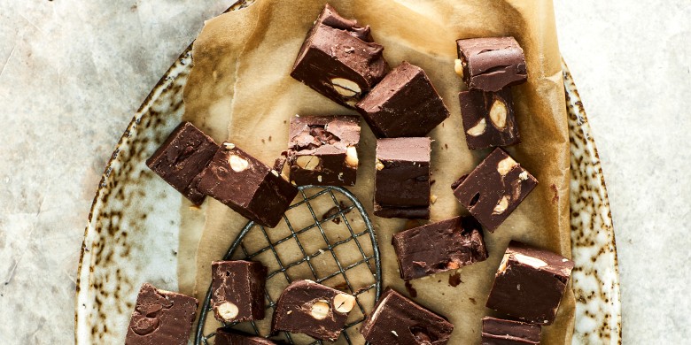 Chocoladefudge met chocopinda’s