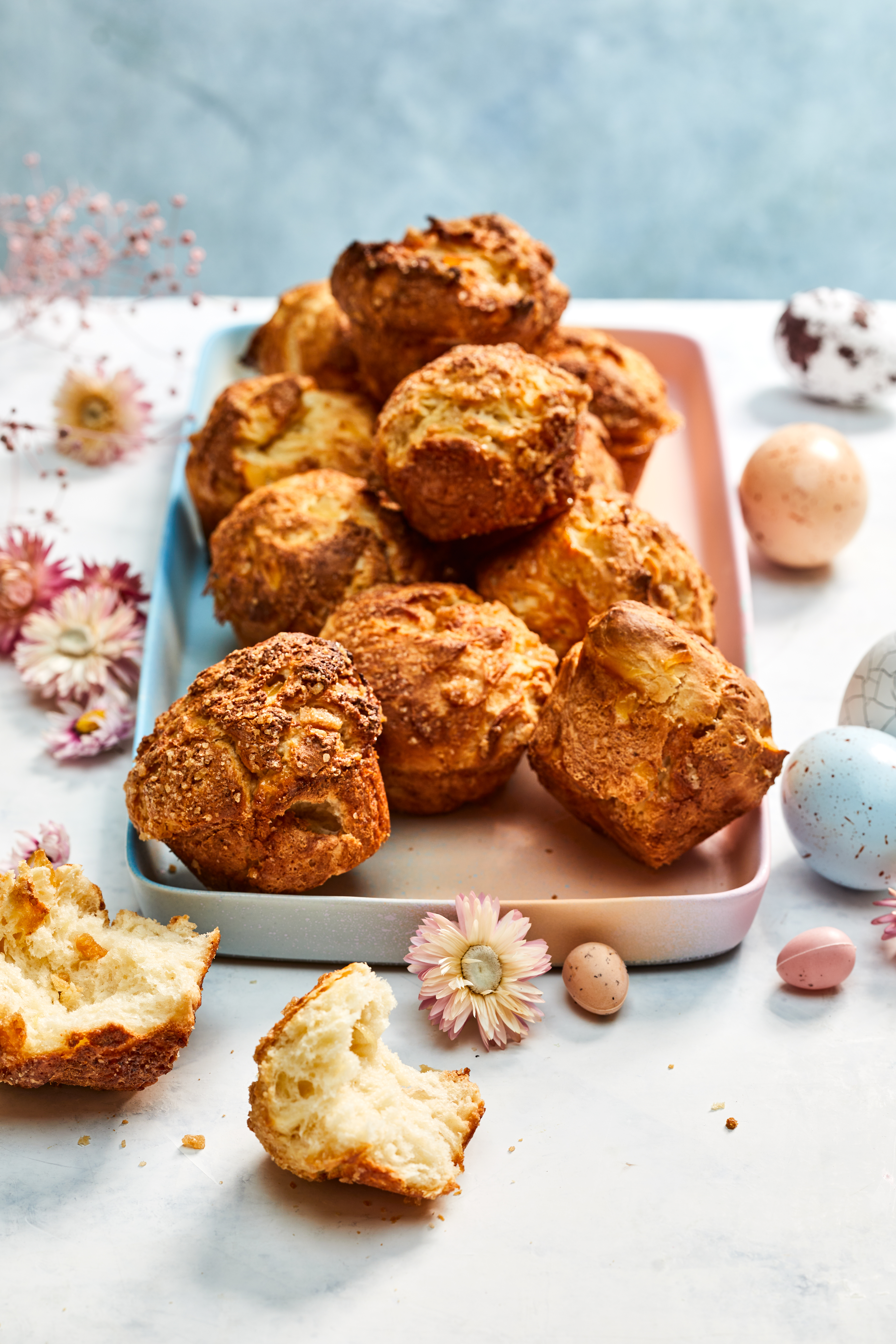 Brioche-suikerbroodjes met gember