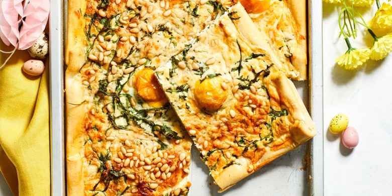 Hartige raapsteeltjestaart