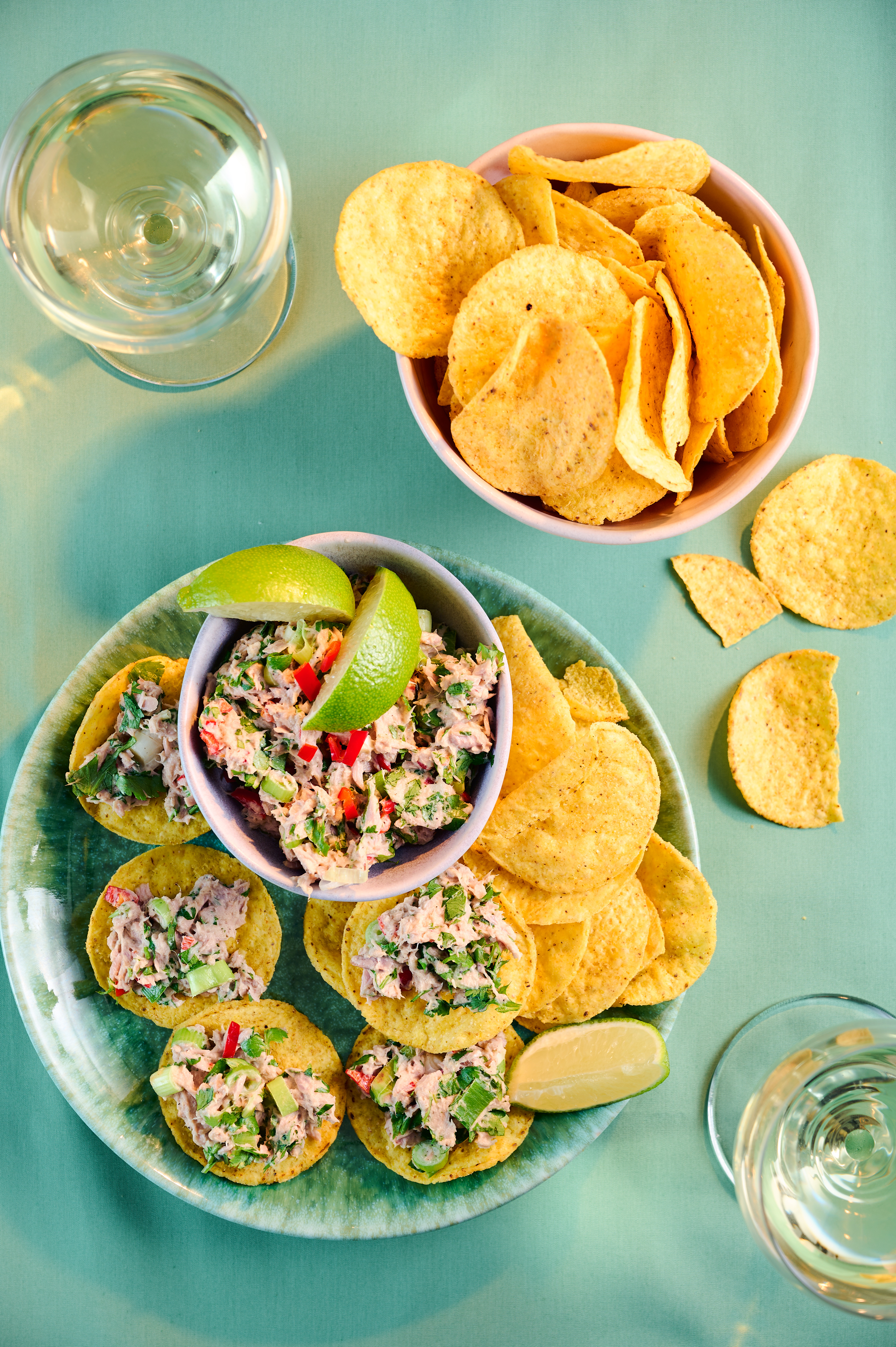 Nacho's met tonijnsalade