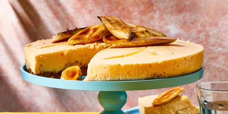 Cheese-custardtaart met banaan