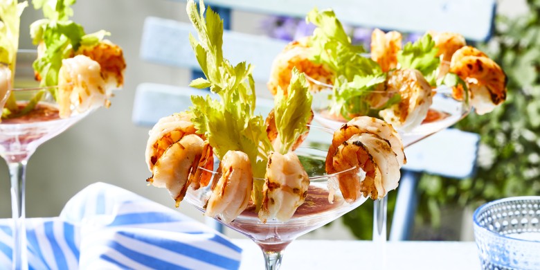 Barbecue-garnalencocktail