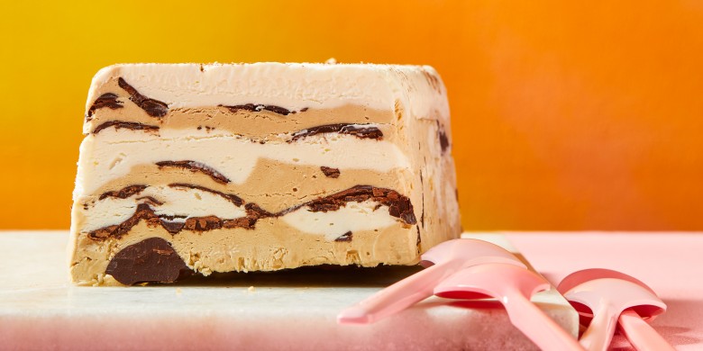Koffie-chocolade-ijstaart