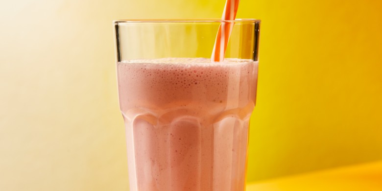 Aardbeienmilkshake